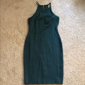 Windsor Elegant Dark Emerald Green Sleeveless Dress Size Xs